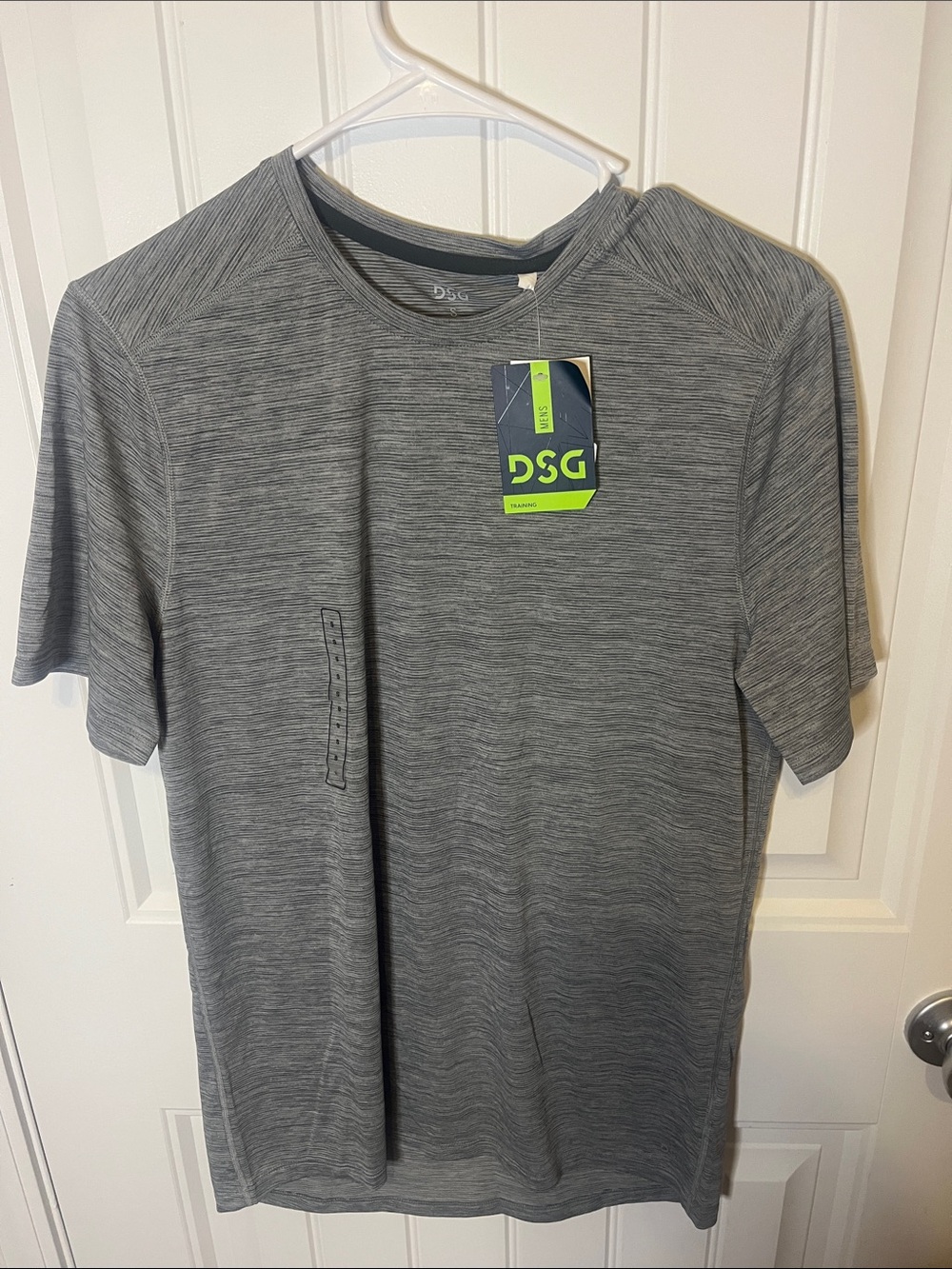 DSG Men's Gray Heather Short Sleeve Performance Tee